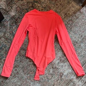 SKIMS Coral Long Sleeve Bodysuit